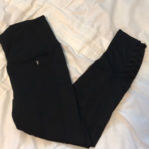 Black high waisted workout pants